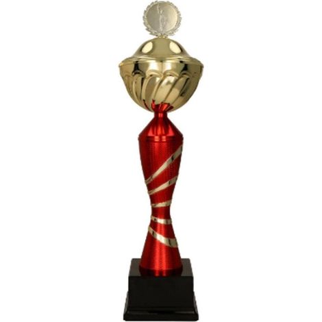 Victoria Puch Herz Metall Gold Bordeaux 160 mm