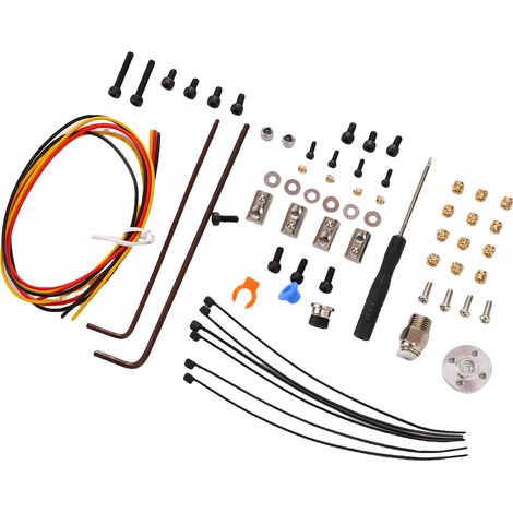 Kit coupe-filament pour ERCF V2 et Voron 2.4 Rabbit, coupe consommable imprimante 3D, 1 tournevis 3 câbles moteur 50cm 6 colliers 16 inserts 22 vis (1/5)
