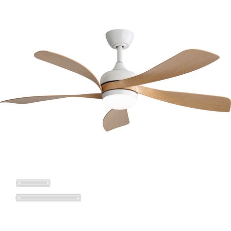 Ventilateur de Plafond avec Lumière LED 106 cm (42") Moteur DC Silencieux avec Télécommande - Luminaire Plafonnier Ventilateur Réversible pour Chambre Salon Salle à Manger (1/5)