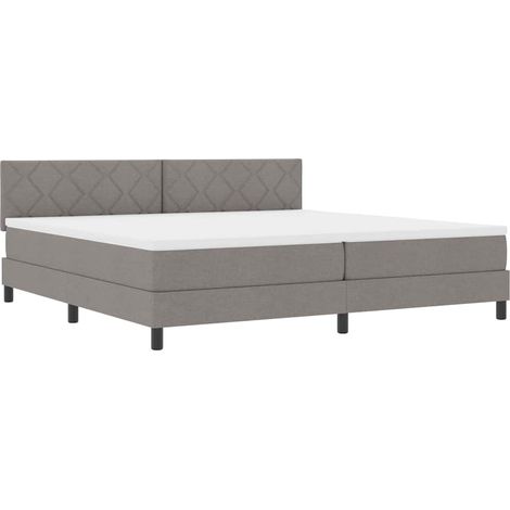 Maison Exclusive - Letto a molle con cuscino Talpa 200 x 200 cm Tessuto (1/5)