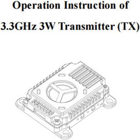3,3-GHz-3-Watt-Videosender mit 16 Kanälen, integriertem Mikrofon und 3,3-GHz-Videosender/Empfänger