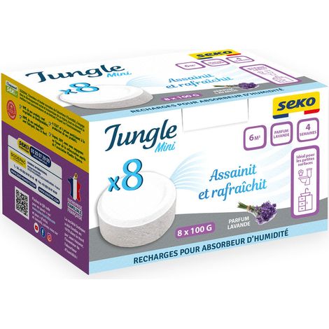 Recargas Absorbeur Jungle Mini Piedra Lavanda 100g X8 - Seko