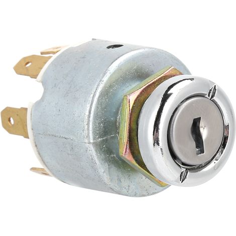 12V Zündschalter mit 2 Schlüsseln, Universalzubehör für Boot, Auto, Rasenmäher (1/5)