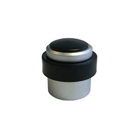Bodenstopper mit Dübel + Schraube Alu BLINDOMAX Aspekt Alu eloxiert - Ø37 x H.37 mm - 221
