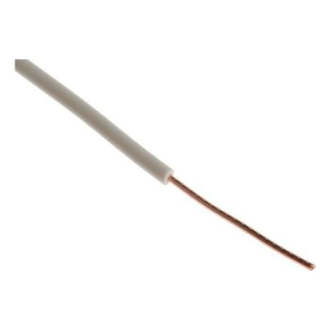 Hook Up Wire RS PRO, 0,5 mm², Blanc, 20 AWG, 100m ( Prix pour Bobine de 100 Mètres )