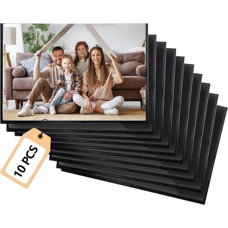 Lot de 10 Cadre Photo Magnetique Frigo,Cadre Magnetique pour Photos 10 x 15 cm/4 x 6 pouces,Cadre Photo Magnétique Sans Cadre,Cadres à Photos (1/5)