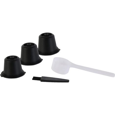 Set de 3 capsules réutilisables pour nespresso en plastique et acier inoxydable