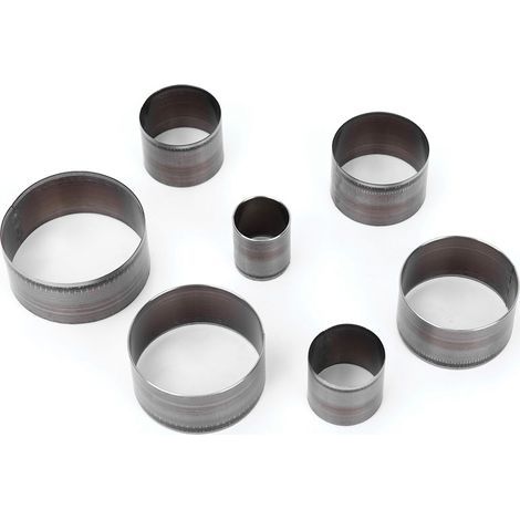 Set mit 7 runden Lederlochern für Stanzwerkzeuge (1/5)
