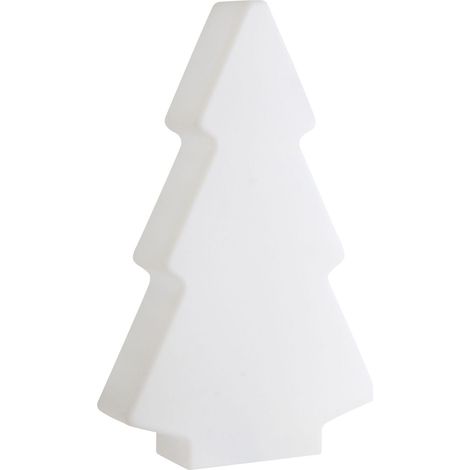 Lampadaire LED pour Extérieur Moderne Éclairage RVB Matériau Synthétique Forme d'Arbre de Noël IP54 Blanc Finnan (1/5)