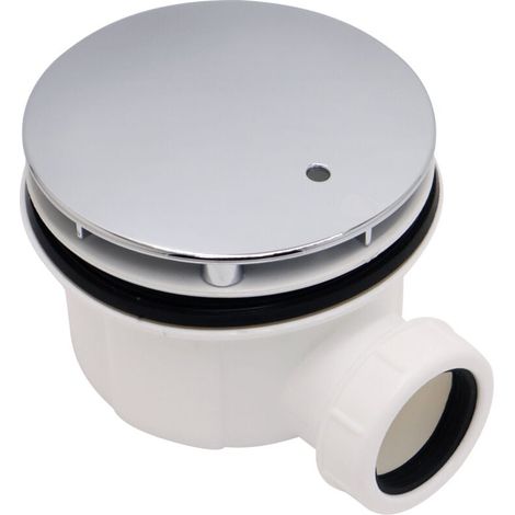 90mm Plastic Shower Tray Drain Modern Plastic Shower Tray Drain with Flow Rate 90mm Bathroom Replacement Part Odor Resistant MUMU