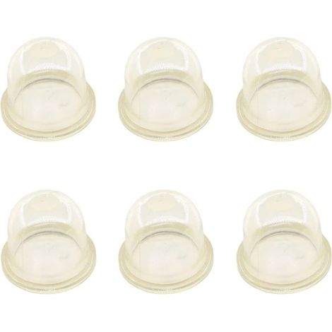 6x Capsule d'allumage Pompe d'amorçage Pompe Carburant pour Einhell BG BC 43/1 AS  de débroussailleuse