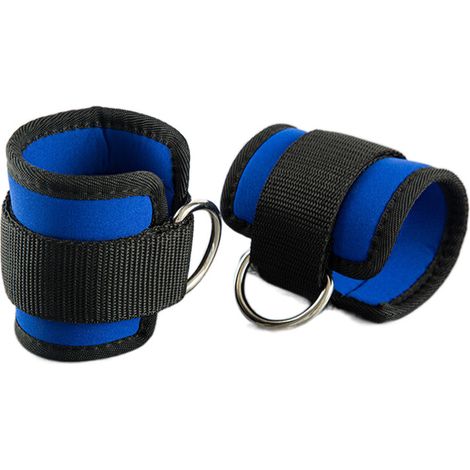 2PCS Sangles de Chevilles pour Musculation, Anneau D Réglable Fitness Sangle de Poignet Cheville avec Pignets Durables pour Abdominaux, Jambes et Boutons Poids Exercices Hommes et Femmes,Oi-FRIS (1/5)
