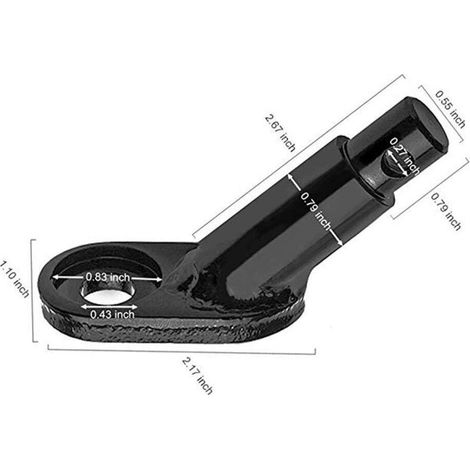 Il rimorchio per bicicletta, accessorio trattore, si adatta alla maggior parte delle biciclette, 2 ganci per rimorchio, per bambini e cani, accessorio per bicicletta (1/4)