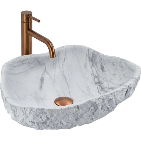 Lavabo Da Appoggio Rea Isla Venice Grey
