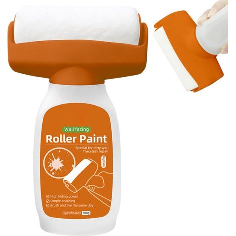 Rouleau de peinture pour la réparation des murs Bâtonnet de mastic multifonctionnel et portable pour la rénovation, outils d'amélioration, rouleau pour les murs du salon... (1/5)