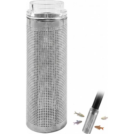 Crépine Aspiration Aquarium 16 mm  Grille Aquarium Protection Acier Inoxydable 1 Pièce  Barrière Antipompe Sécure  Protège Poissons et Crevettes de l'Admission d'Eau (1/5)