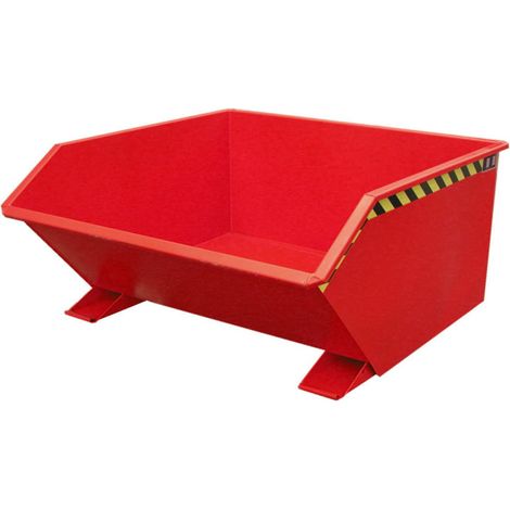 Bauer Südlohn conteneur basculant GU 750, peint, rouge feu (1/3)