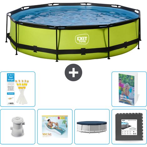 Exit Pool Rund - 360x76 cm - 7-teilig S185
