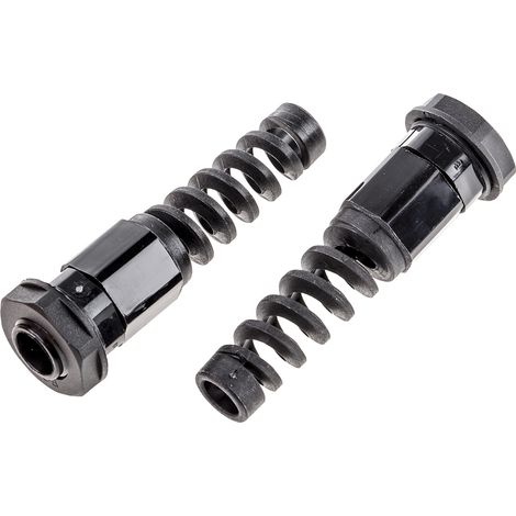 Presse-étoupe PG7 en Nylon 66 pour câble de 3.5mm à 6mm, avec contre-écrous, IP68 ( Prix pour Paquet de 10 )