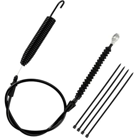 Pièce de rechange compatible 946-05124A Cable d'engagement pour Troy-Bilt Huskee MTD Craftsman Murray Yard Machines Yard-Man Tondeuses à gazon équitation Remplace OEM 946-05124 746-05124 746-05124A (1/5)