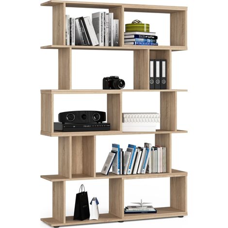 Scaffale FIX Sonoma Quercia 120 cm 120x28,4x177 cm (1/5)