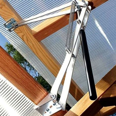 Accessorio per serra: apri finestra automatico per serra con capacità di sollevamento massima di 14 kg. (1/4)
