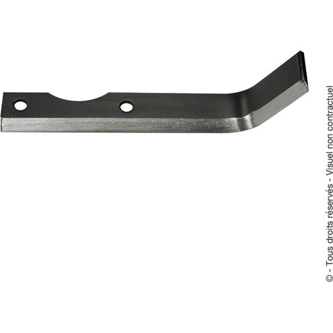 Couteau de fraise sarcleur adaptable droite 195 mm Hako CSH195D