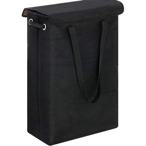 Panier de rangement pour vêtements de grande capacité avec poignée et cadre de support,doublure imperméable,les chambres (1/5)