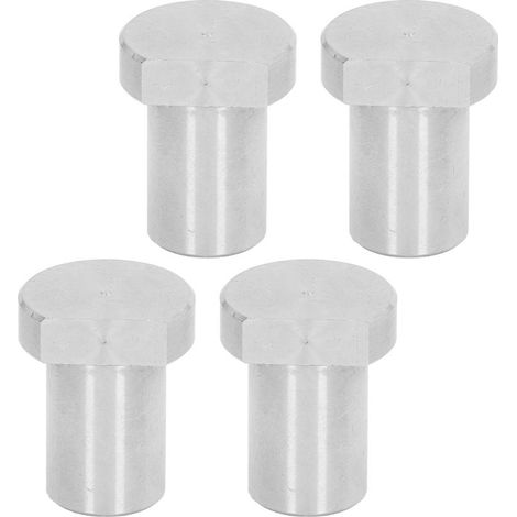 Butée de Banc en Acier Inoxydable 19mm - 4 Pièces pour Établi de Menuiserie (1/5)