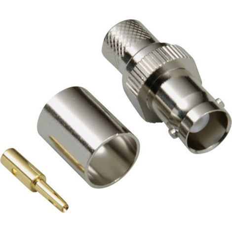 TRU COMPONENTS 1579327 Connecteur BNC femelle, droit 50 Ω 1 pc(s)