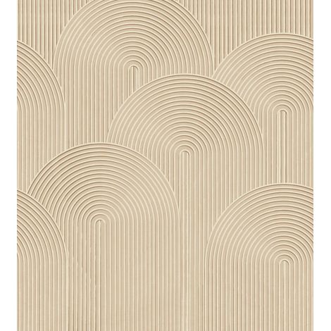 papier peint panoramique effet 3D sable beige - ESTAhome (1/5)