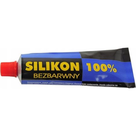 Silikon 100 % – 60 g farblos – SIL 60 BEZ