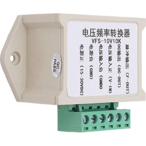 Spannungs-Frequenz-Wandler, ABS-Gehäuse, Signalmodul, 0–10 V Ein-/Ausgang, Rechtecksignal, 0–10 kHz, präzise Regelung (1/5)