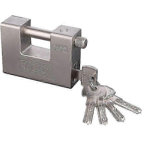 Cadenas extérieur robuste avec 5 clés (1 pièce), anse de 13 mm d'épaisseur (1/5)