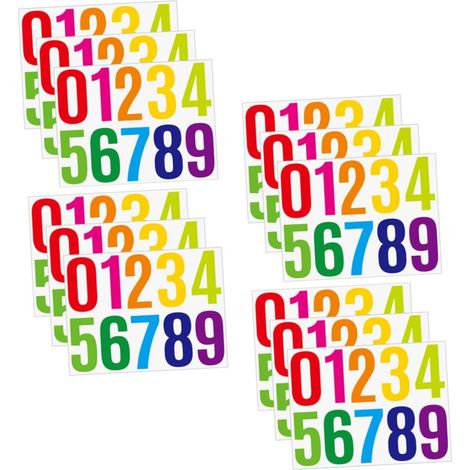 Feuilles Autocollants Num ros Bo te Aux Lettres Stickers (1/5)
