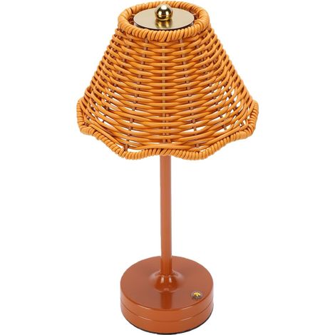 Fockety Lampes de Table en Rotin, LED Rechargeables à intensité (1/5)