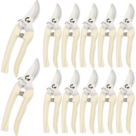 Garden pruning shears for plants flowers stainless steel blades multifunctional garden pruning shears fruit vegetables flowers pruning shears ergonomic pruning shears for branches and branches,(12 pie (1/5)