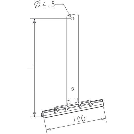 Attache Tablier Volet Roulant à Visser L8 - Tous Tubes - ZF