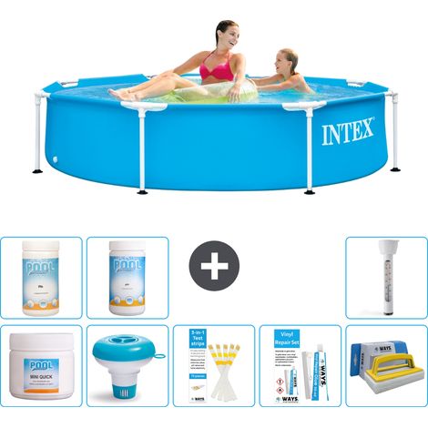 Intex Piscine Tubulaire Ronde - 244x51 cm - 9-pièces  S43219 (1/5)