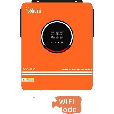 Onduleur solaire hybride, double entrée, haute efficacité, 4.2KW avec WIFI 24V, 220V-240V (1/2)