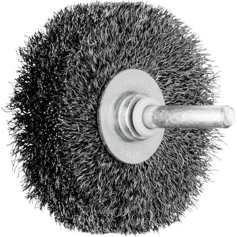 Brosse plate rbu sur tige acier ø fils 0,20mm 60x15 queue d6 boîte de 10 - 658437 PFERD - PFERD (1/4)