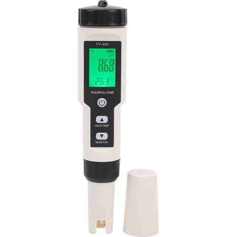 Tragbarer Wasserqualitätsmonitor-Teststift 4 in 1 pH-, ORP-, H2- und Temperaturtester YY-400 (1/5)