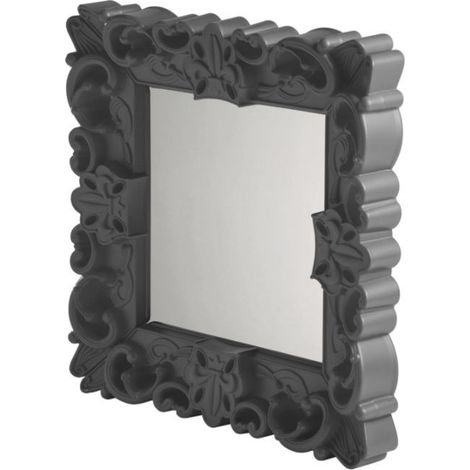 Mirror of Love  Grigio elefante - Piccolo  specchio di design originale Slide colorato moderno barocco camera ingresso sala da pranzo salotto