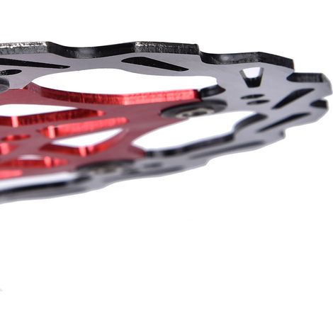 ZTTO Disque de Frein Flottant 160mm 6 Vis Rouge pour Vélo Tout Terrain Accessoire VTT