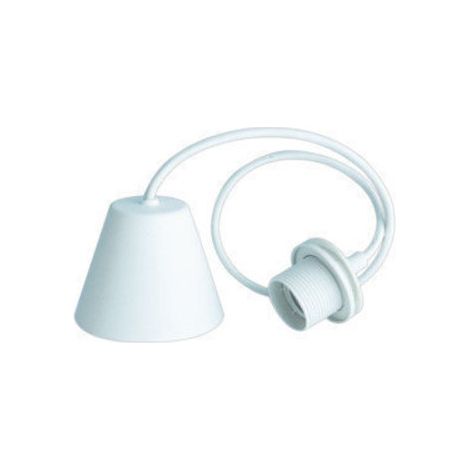 SUSPENSION LAMPE MAX 60W 1M BLANC