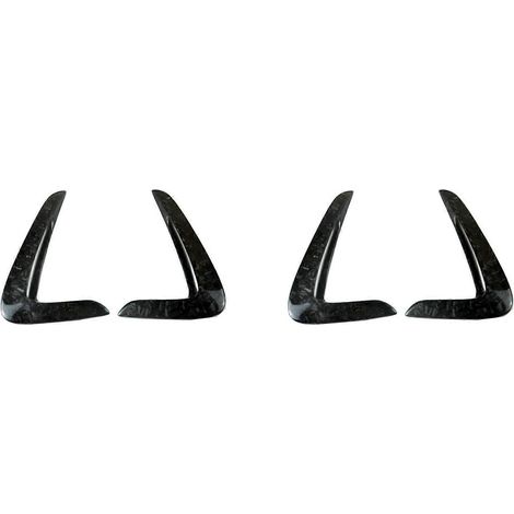4 grilles d'aération latérales en fibre de carbone véritable pour BMW Série 4 F32 F33 F36 (2014-2020) (1/5)