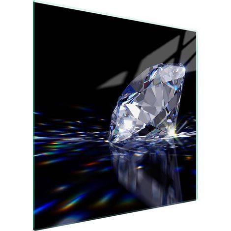 Piastra protettiva in vetro per piano cottura 50x52 Diamante (1/5)