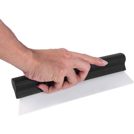 Lame d'eau en Silicone, Raclette Antidérapante Et Anti-Rayures, Lame D'essuie-Glace en Silicone pour Voiture, Fenêtre De Séchage Propre (1/5)
