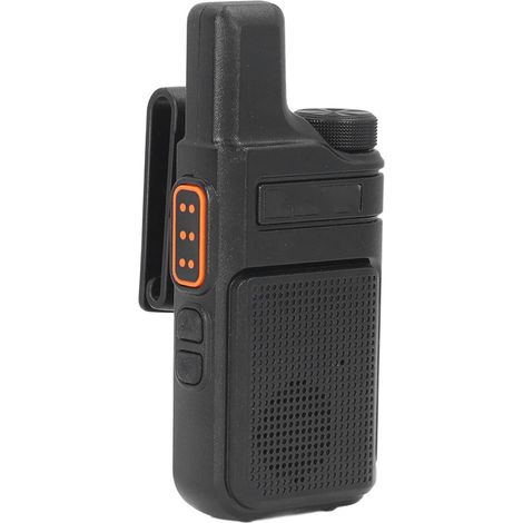 Talkie-walkie UHF 400-470 MHz, 80 canaux, mini-radio bidirectionnelle pour la gestion de la sécurité des propriétés (1/5)