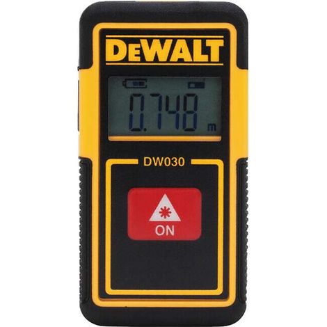 DeWalt DW030PL Lightweight 30 ft-1/8 LCD Display Laser Distance Measurer